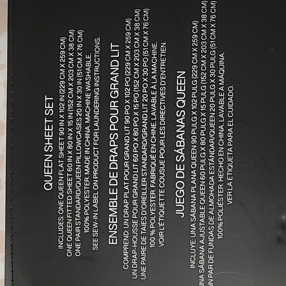 DKNY Queen Sheet Set - Picture 5 of 5